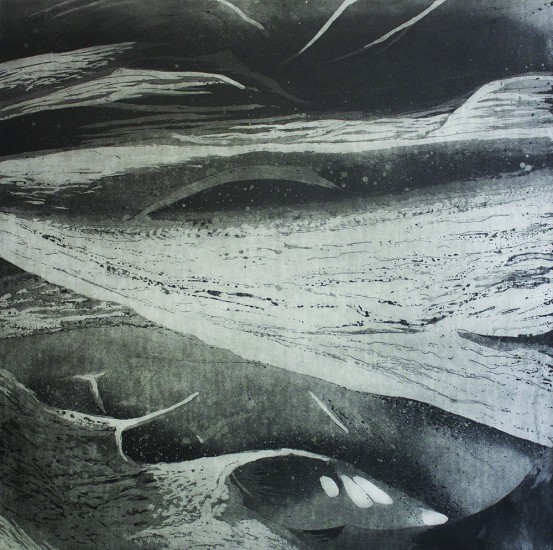 Untitled | intaglio, etching, aquatint, sugar aquatint technique | 50x50 cm
